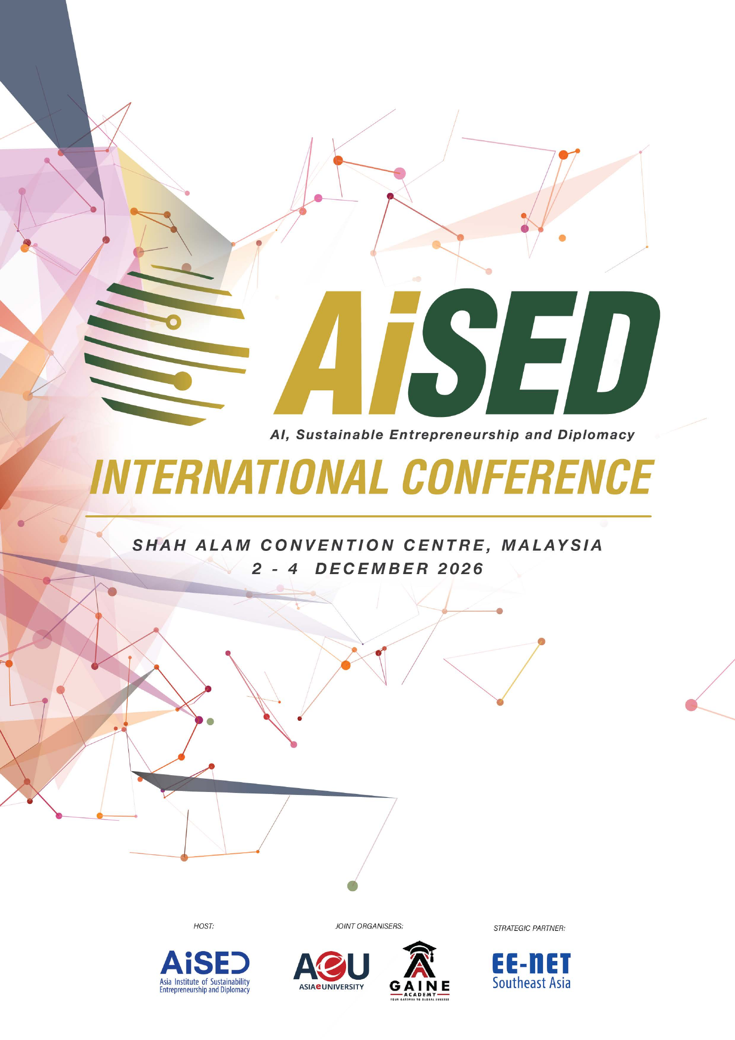 AiSED International Conference prospectus cover